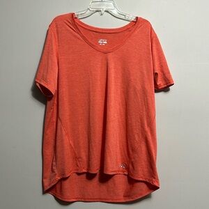 bcg orange short sleeve shirt 2X